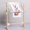 Adjustable Height Wooden Embroidery Stand Cross Stitch Embroidery Frame Holder