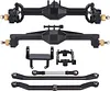 TRX4M Axles, Front & Rear Complete 216.4g +10mm Brass CNC Widen TRX4M Portal Axles with Lay-Down Servo Mount & Links for 1/18 RC Crawler Car TRX4M Upgrades