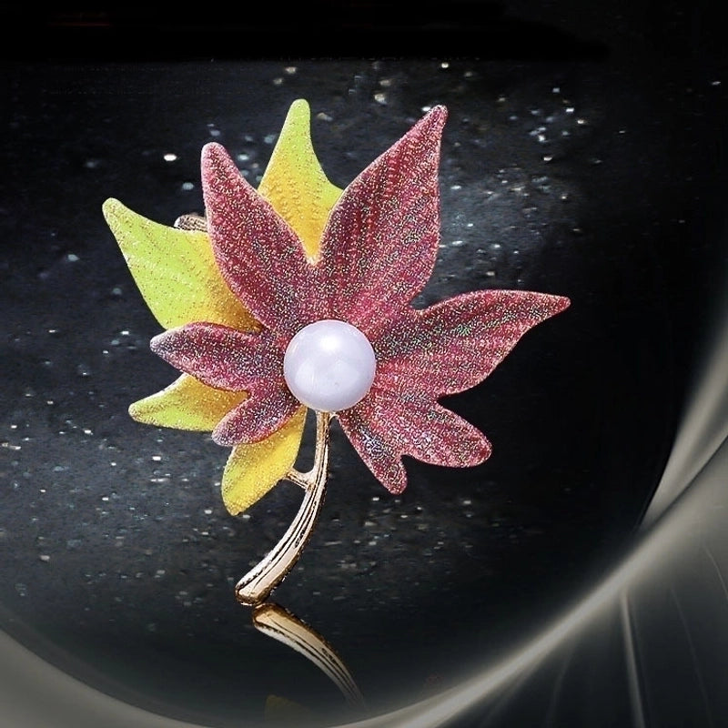 Elegant Glam Pin Geometric Alloy Plating Inlay Artificial Pearls Rhinestones Shell Women’s Brooches