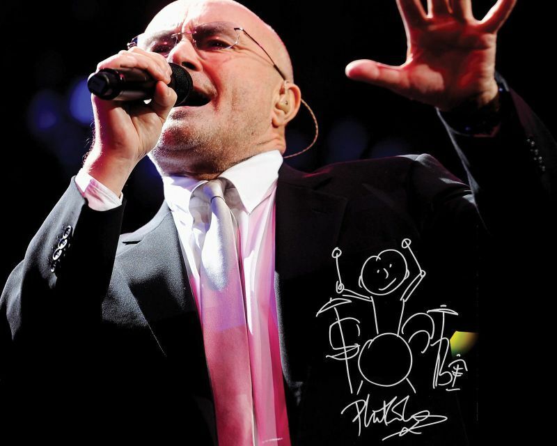 Phil Collins Autograph Signed Photo Poster painting Print