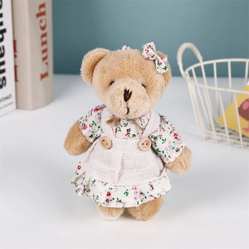 Cute Bear PP Cotton Unisex Bag Pendant Keychain