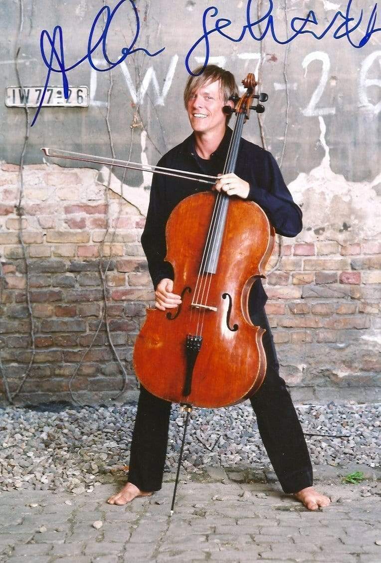 Alban Gerhardt CELLIST autograph, In-Person signed Photo Poster painting