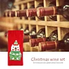 5D DIY Special Shaped Drill Diamond Painting Christmas Bear Wine Bottle Bags Covers Kits