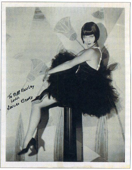 LOUISE BROOKS Signed Photo Poster paintinggraph - Film Star Actress - preprint