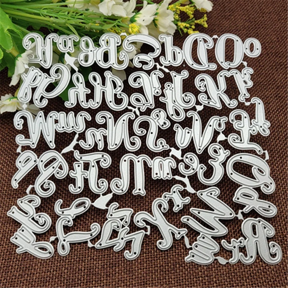 Alphabet Letter craft Metal Cutting Dies Stencils For DIY Scrapbooking Decorative Embossing Handcraft Die Cutting Template