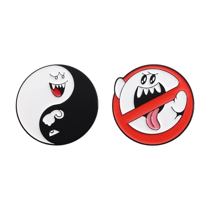 Cute IG Style Pin Cartoon Ghost Alloy Plating Unisex Brooches