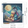 Eeyore und B&auml;r - Rundbohrer Diamantmalerei - 40*40cm