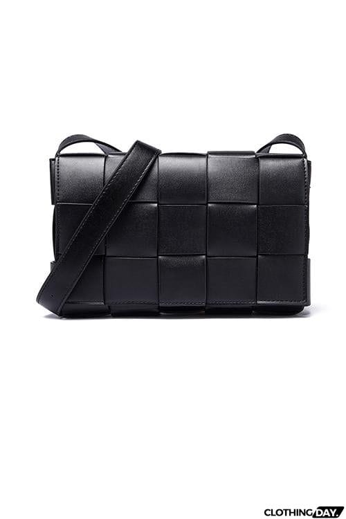Weave Square Crossbody Bag