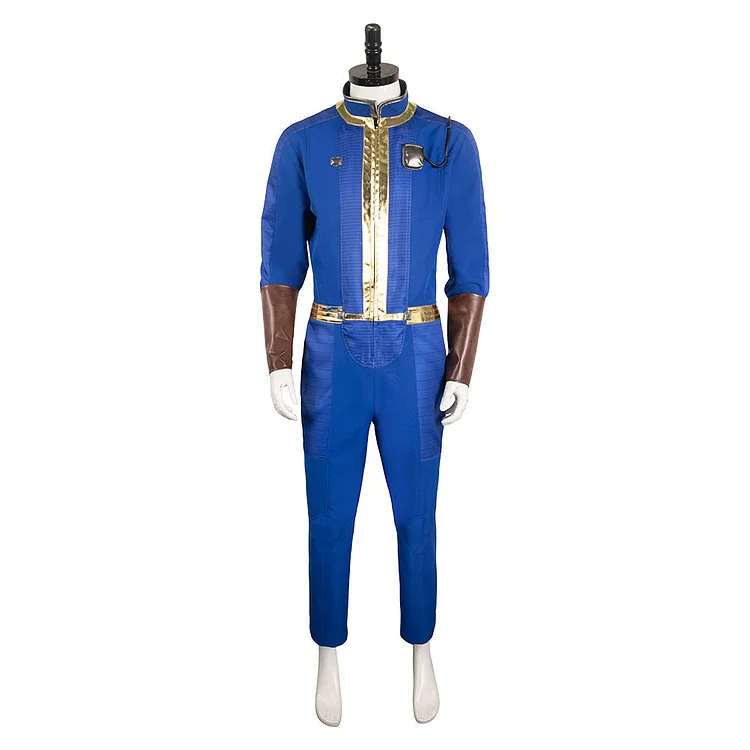 Fallout 2024 Vault 111 Dweller Unisex Blue Jumpsuit Cosplay Costume Outfits Halloween Carnival Suit