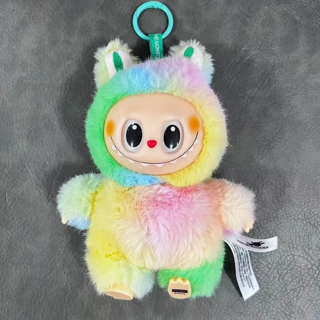 Applicable to genuine labubu lab cloth plush doll bubble mart trendy play blind box doll gift high-end doll