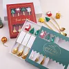Ensemble De Vaisselle De No&euml;l En Acier Inoxydable