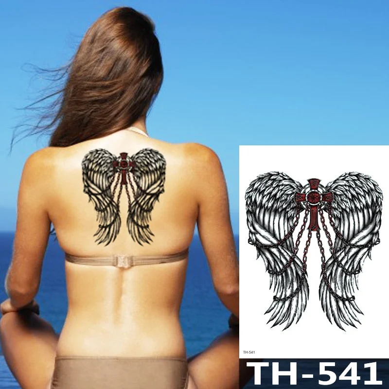 Waterproof Temporary Tattoo Sticker Flower Cute Cat Water Transfer Body Art Flash Fake Tatoo