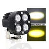 3 Inch LED Pods Work Light Bar White & Yellow 12V-48V Motorcycle Fog Lights 40W