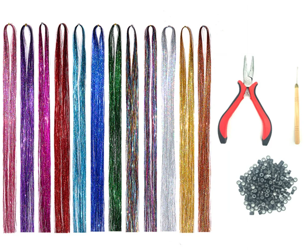 Glittery Tinsel Hair Extension | IFYHOME