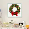 Christmas Wreath And Bow-11CT Counted Cross Stitch 40*40cm tapestrymarket