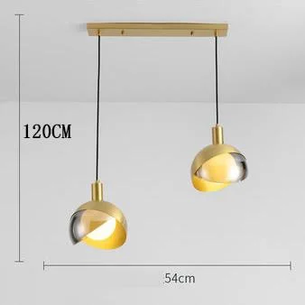 modern glass pendant lights glod luxury kitchen hanging lamp lights art Restaurant nordic decor bedroom pendant lamp hanglamp