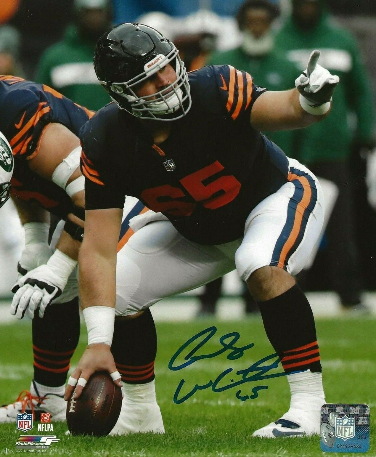 Cody Whitehair signed Chicago Bears 8x10 Photo Poster painting autographed #3