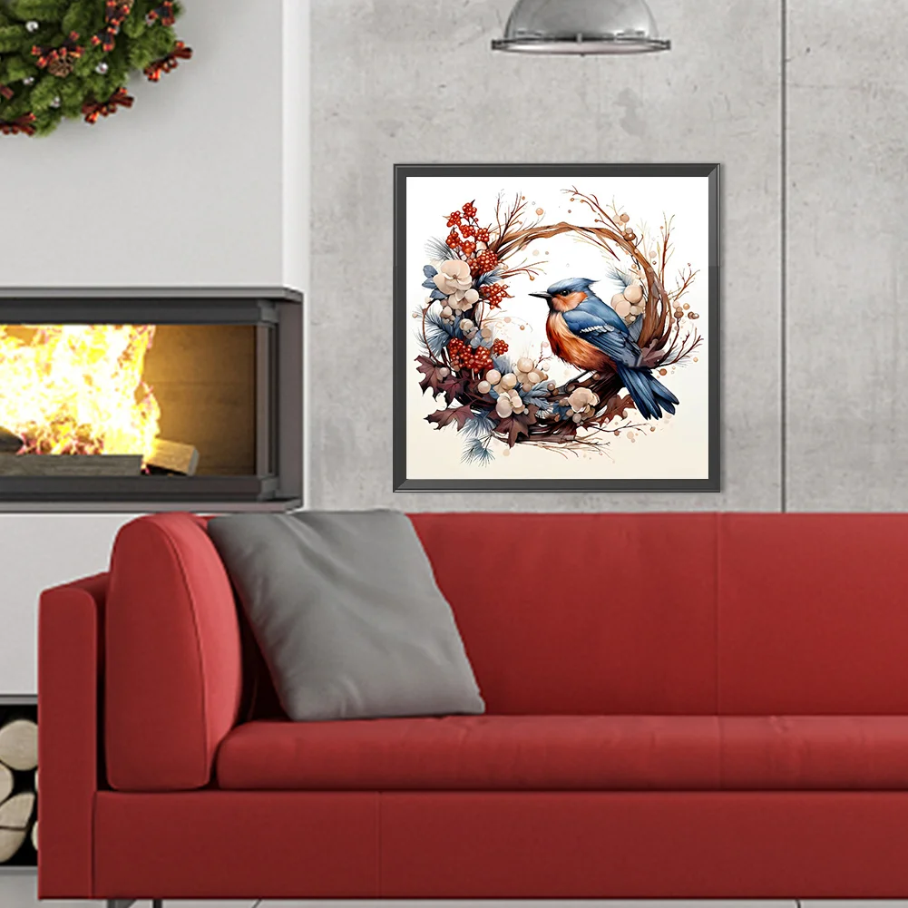 Diamond Painting - Full Round Drill - Garlan Bird(Canvas|40*40cm)