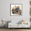 Motorcycle-11CT Stamped Cross Stitch 40*40cm/15.75*15.75in tapestrymarket