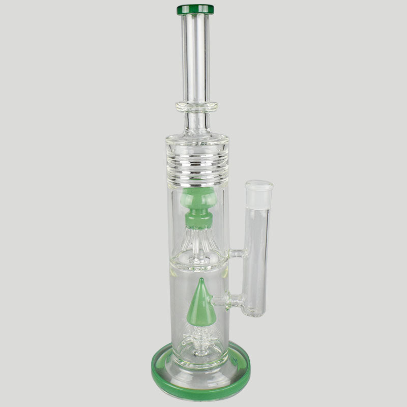 16.5" Big Green Glass Hookah Thick Glass Water Pipe