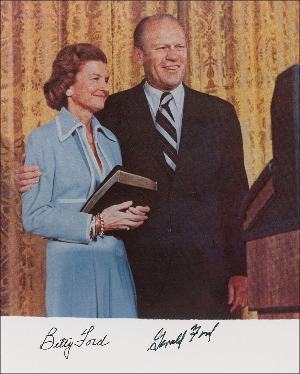 GERALD & BETTY FORD Signed Photo Poster paintinggraph former US President & First Lady - reprint