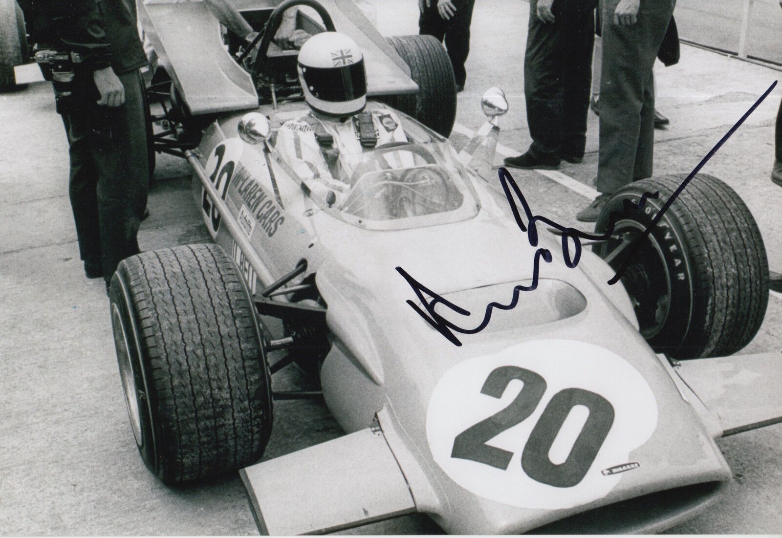 Derek Bell Hand Signed 12x8 Photo Poster painting F1.