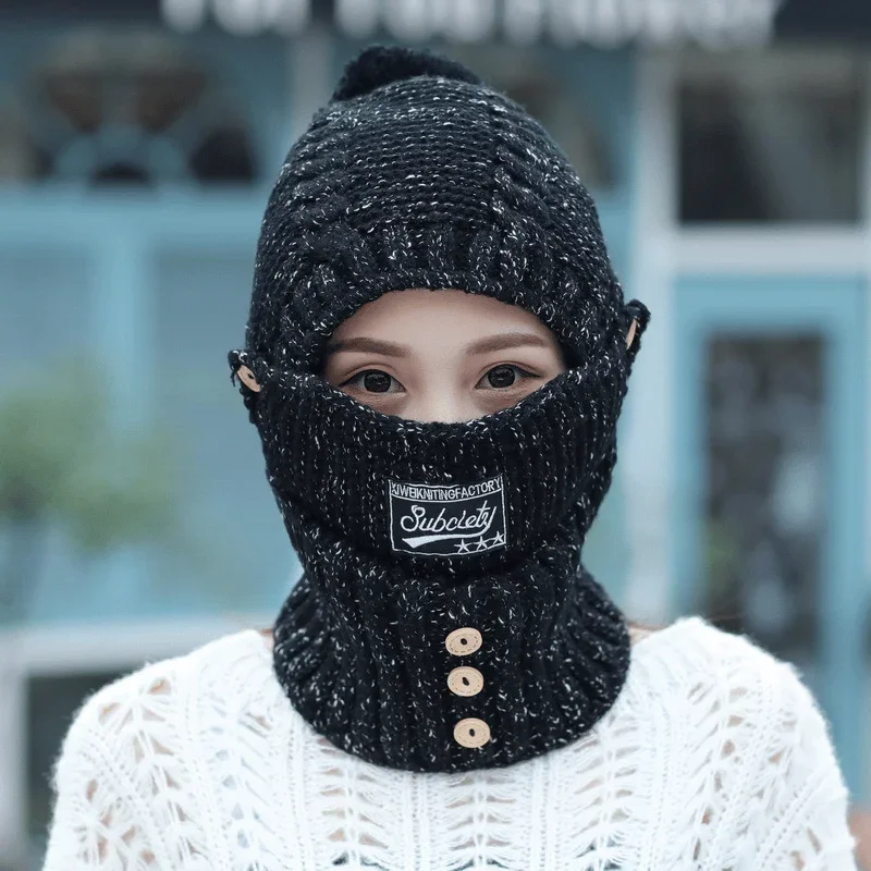 Posryst™(🎄CHRISTMAS SALE NOW-48% OFF) 2 in 1 Mask Scarf Knitted Hat
