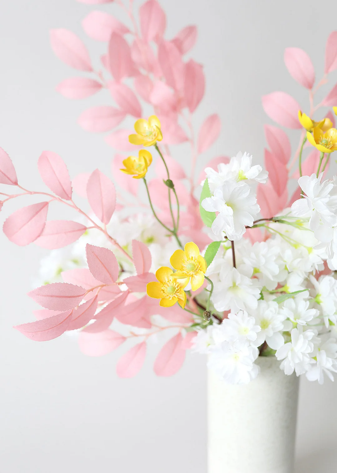 Pink Artificial Ruscus Leaves - 26"