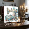 Framed Diamond Painting - Special Shaped - Sewing Machine (25x25cm)
