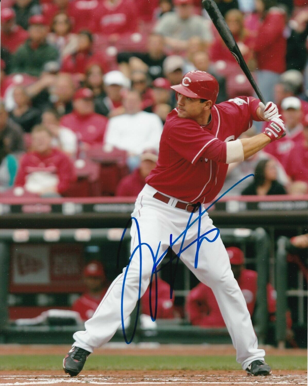 Joey Votto Autographed Signed 8x10 Photo Poster painting ( Reds ) REPRINT