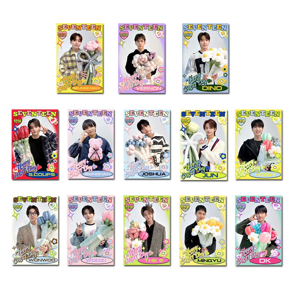 SEVENTEEN Valentine's Day Poster Photocard officialsvtshop