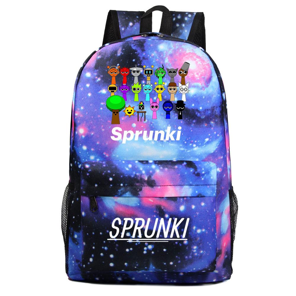 Mayoulove Sprunki Kids Backpack Lightweight Design Spacious Storage Ideal for School and Travel-Mayoulove