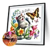 Diamond Painting -DIY Full Round Drill Garden Cat