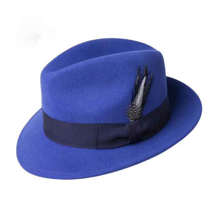 7 Colors-Brixon Fedora &ndash; Cordovan [Fast shipping and box packing]