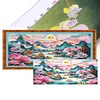 Peach Blossom Wonderland-11CT Stamped Cross Stitch 150*66cm/59.06*25.98in(Big Size)
