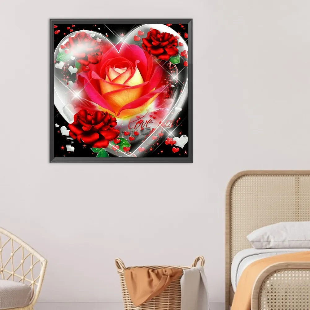 DIY Paint By Number 40*40cm - Rose
