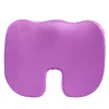Memory Foam Orthopedic Seat Cushion Breathable Pillow for Home Office (Purple)