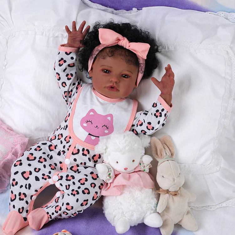 Babeside Quiet Reborn Baby Laney 20'' African American Little Infant Girl Healing of the Heart