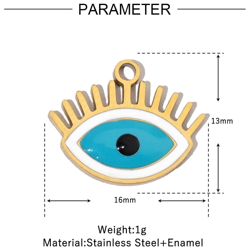 3 PCS/Package 12*17mm 17*14mm 19*14mm 304 Stainless Steel Water Droplets Jewelry Accessories Pendant