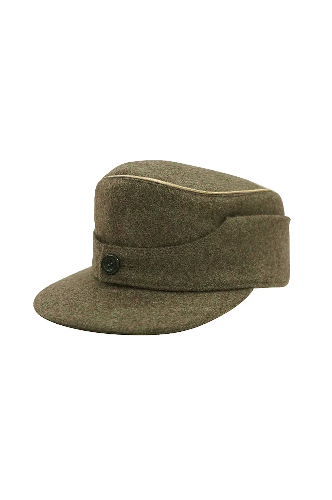   Wehrmacht/Elite Brown Grey Wool M1944 Field Cap German-Uniform