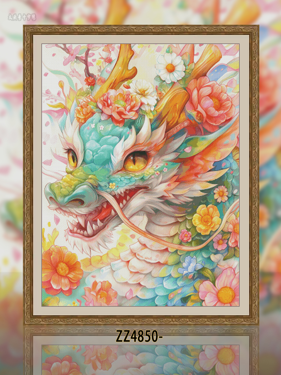 [ZZ5080-Xiaohua Dragon]  Painting Fairy Cross Stitch