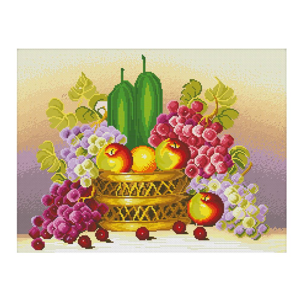 

Beautiful Season - 11CT Stamped Cross Stitch - 59*47cm, 501 Original