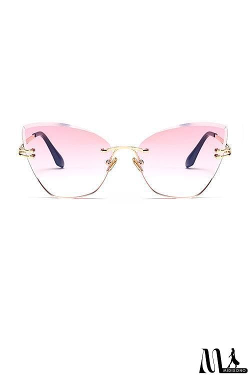 MidiSono - Cat Eye Gradient Sunglasses