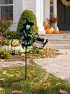 Halloween Witch Cauldron Garden Light for Lawn Porch Patio Walkway Entryway
