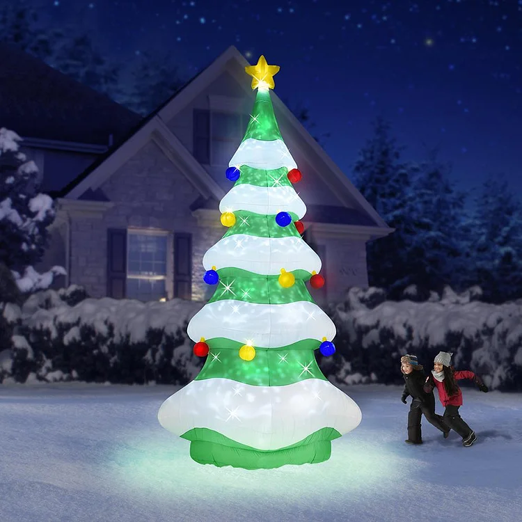 🔥kukelife🔥The 15' Inflatable Lightshow Christmas Tree