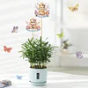 6Pcs Wolke Katze Garten Pfähle - 5d DIY Handwerk Dekoration