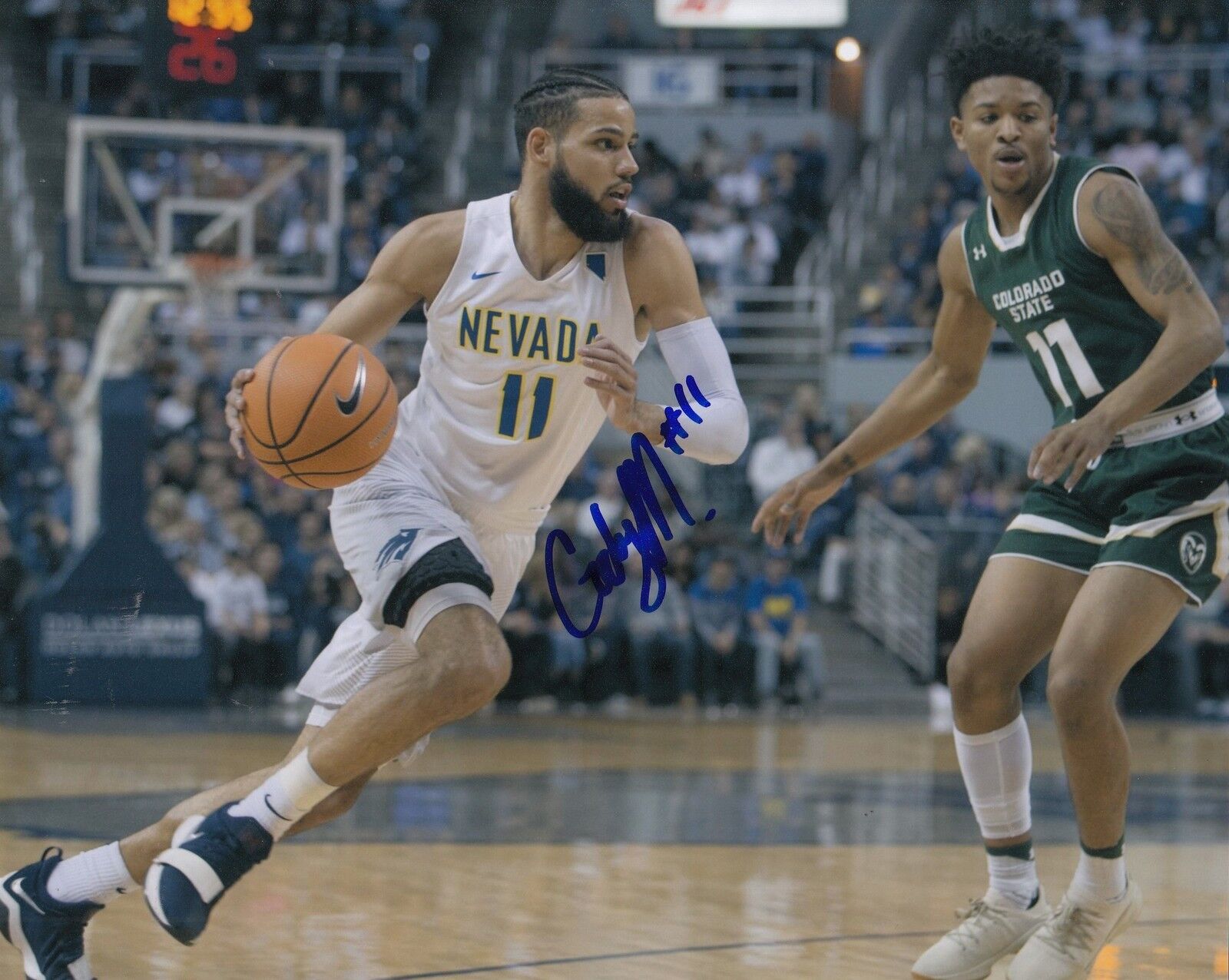 CODY MARTIN signed (NEVADA WOLF PACK) basketball 8X10 *NBA DRAFT* W/COA #1