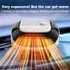 12V/24V Portable Car Heater 2 in 1 Heating Cooling Fan Window Defroster Demister