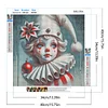 Diamond Painting-5D Full Round Drill Clown(40*40 CM)