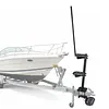 [US Local Warehouse] Boat Trailer Steps with Handrails Anti-Slip Boat Trailer Ladder Yacht Staircase Marine Trailer Step Capacity 450 lbs for Boats Dock & Launching
